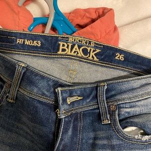 Never wore black buckle size 16